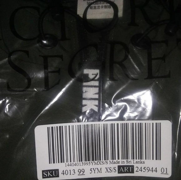 NEW VICTORIA'S SECRET PINK FUNNEL NECK ZIP ANORAK - Picture 5 of 7